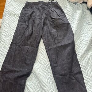 Blue (Denim look) Old Navy straight leg trousers - the "Billie Straight" pants